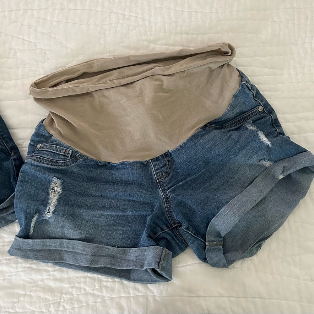 Maternity Jean Shorts
